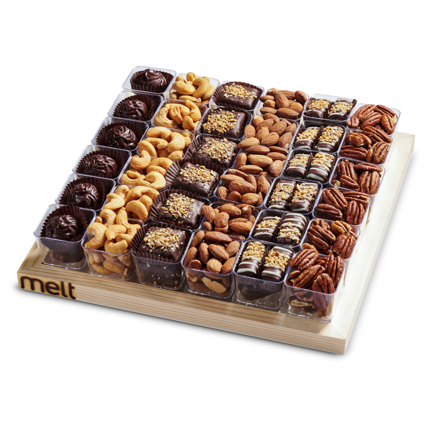 Chocolates and Nuts Cups Tray