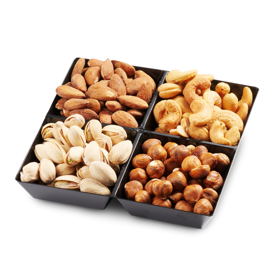 4 Section Nuts Tray