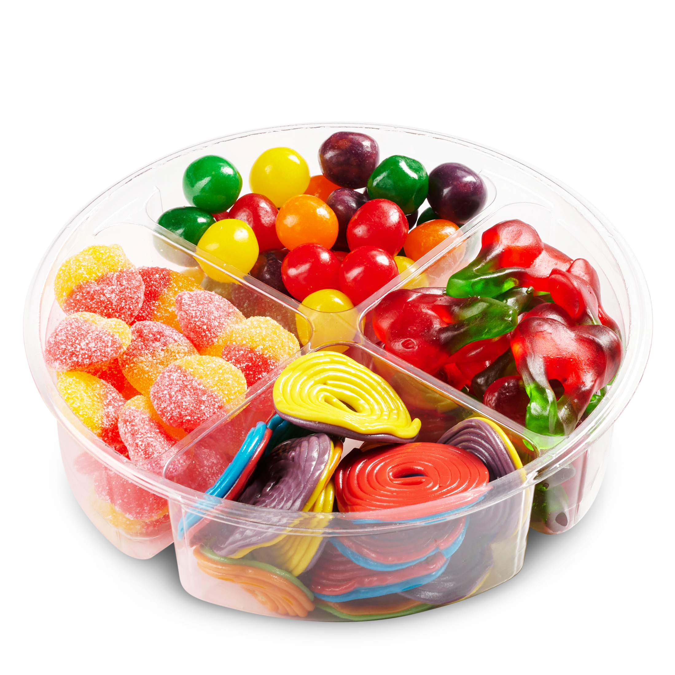 Candy Compreeses 4 Section Candy Container – Melt
