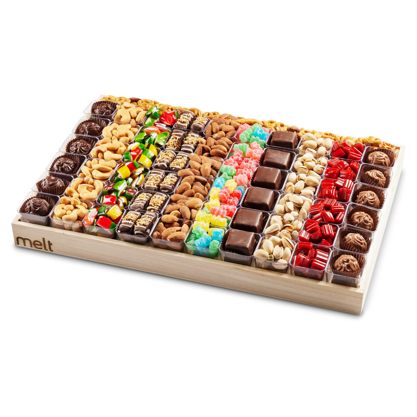 Chocolates, Nuts and Co Candy Cups Tray