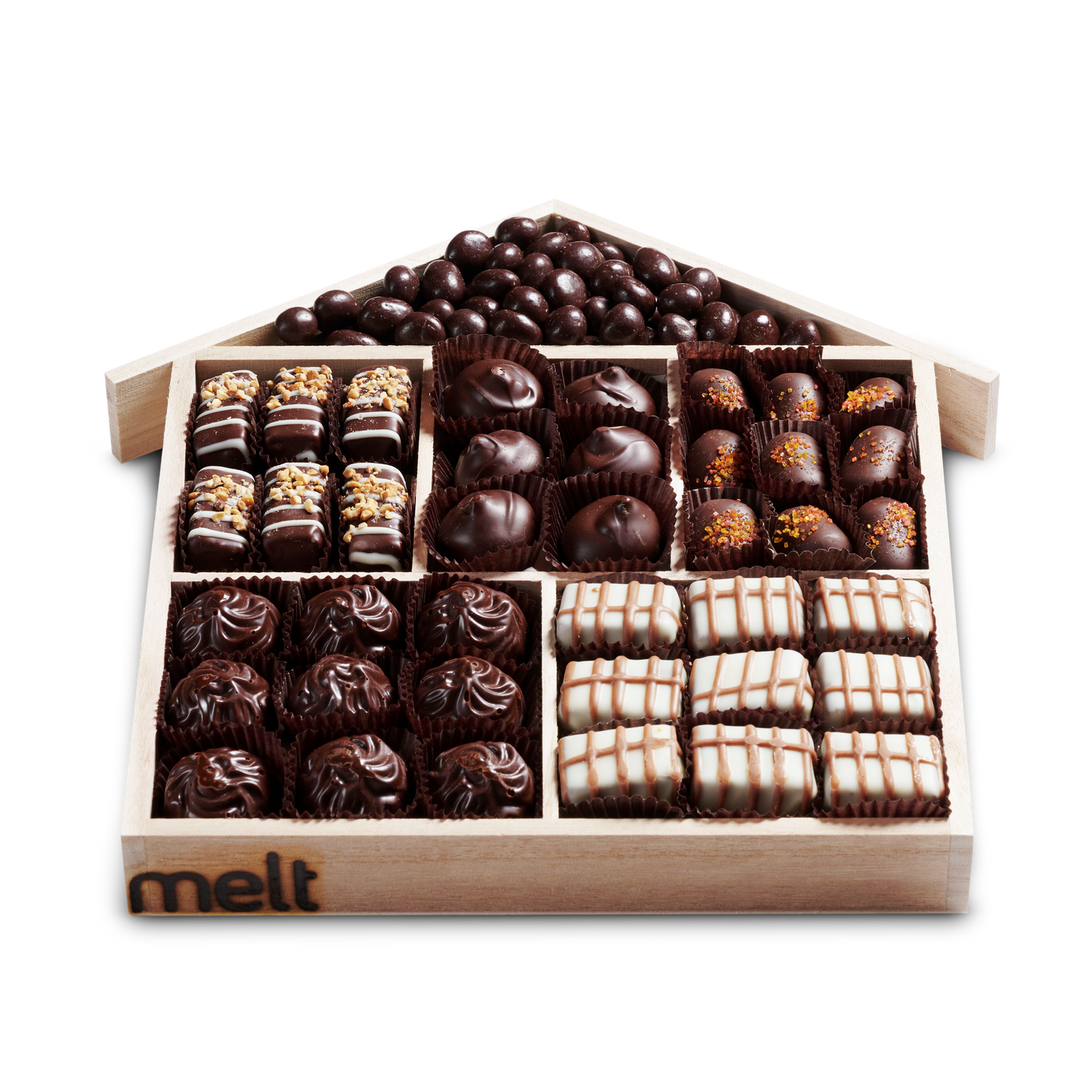 6 Sectional Home Chocolate Tray