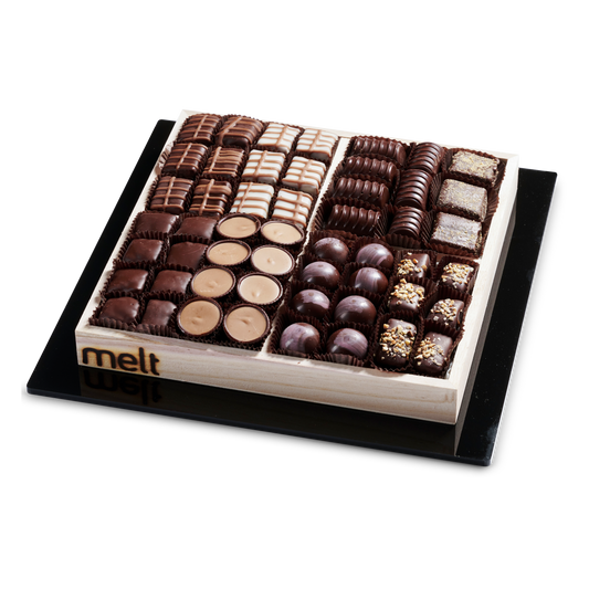 4 Section Chocolates Tray with Acrylic Base