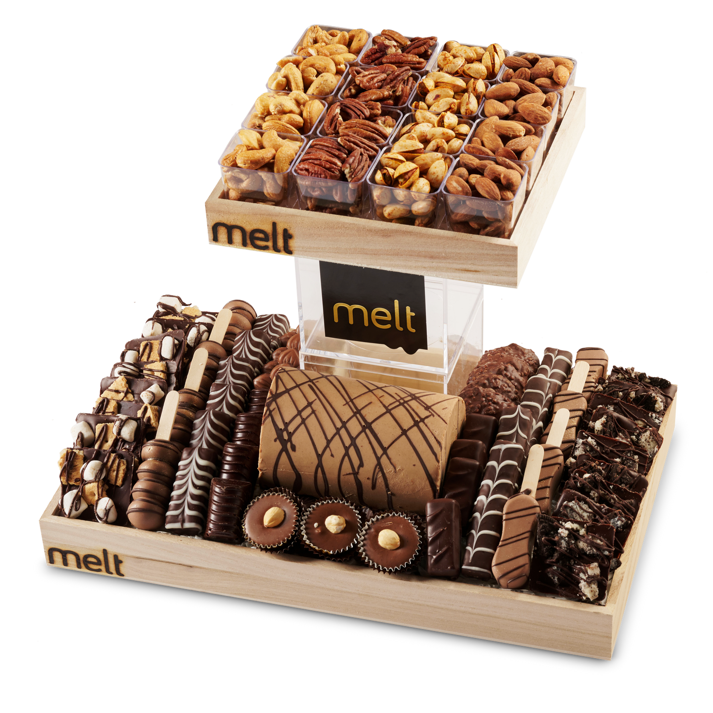 L Chocolates and Nuts Tower