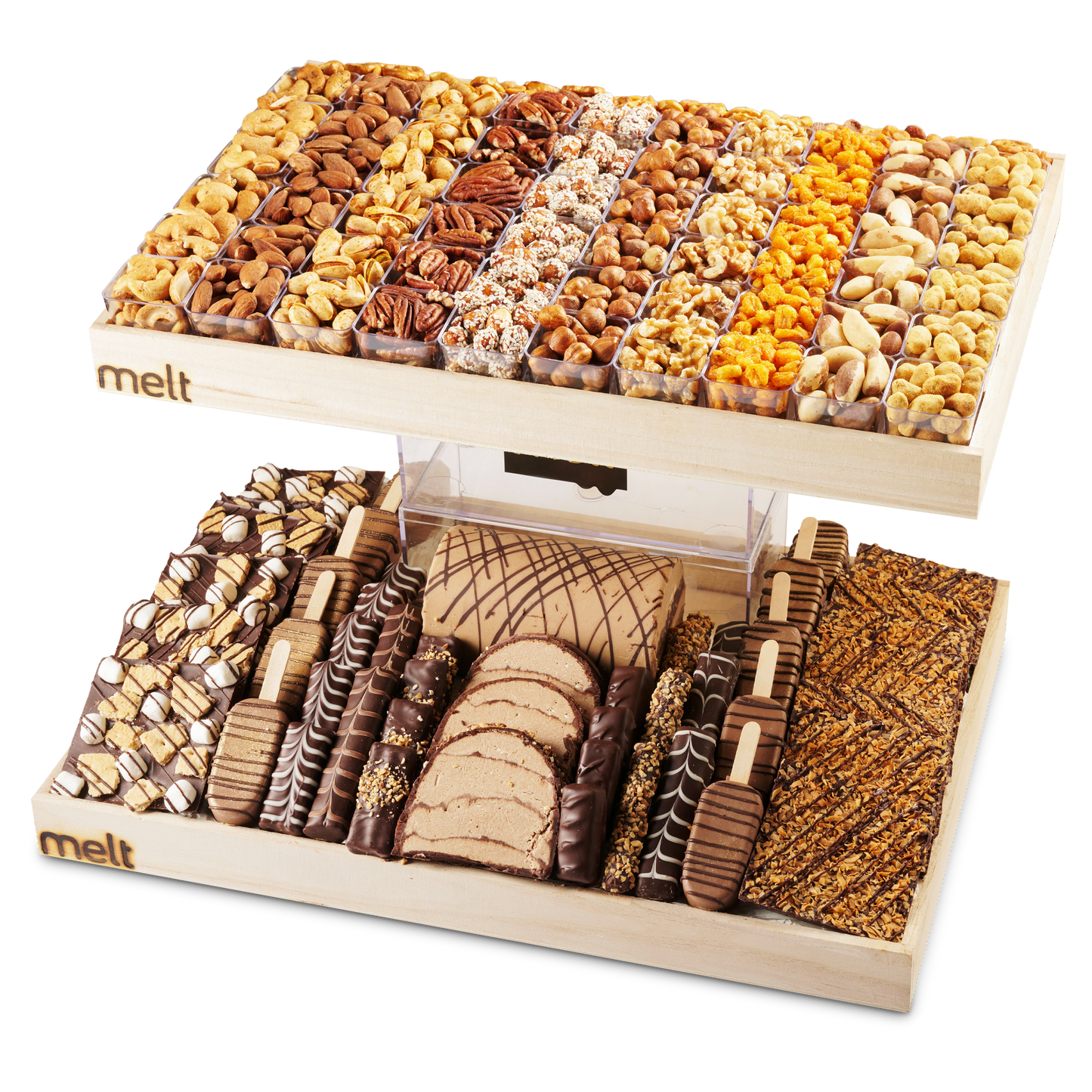 Premium Chocolates and Nuts Tower